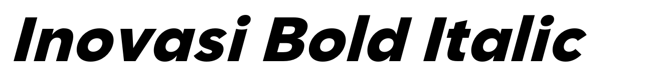 Inovasi Bold Italic
